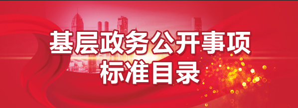 博彩平台推荐基层政务公开目录
